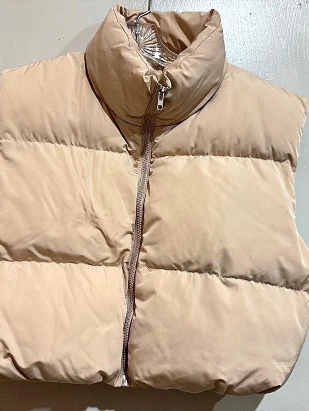 Puffer Vest in Pink Like New